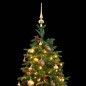 vidaXL Árbol de Navidad artificial con bisagras 300 LED y bolas 210 cm vidaXL Árbol de Navidad artificial con bisagras 300 LED y bolas 210 cm