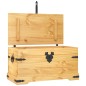 vidaXL Baúl de almacenaje de madera de pino mejicana Corona Range 91x49,5x47 cm vidaXL Baúl de almacenaje de madera de pino mejicana Corona Range 91x49,5x47 cm