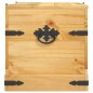 vidaXL Baúl de almacenaje de madera de pino mejicana Corona Range 91x49,5x47 cm vidaXL Baúl de almacenaje de madera de pino mejicana Corona Range 91x49,5x47 cm