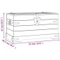 vidaXL Baúl de almacenaje de madera de pino mejicana Corona Range 91x49,5x47 cm vidaXL Baúl de almacenaje de madera de pino mejicana Corona Range 91x49,5x47 cm
