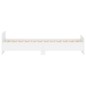 vidaXL Estructura de cama madera contrachapada blanca 100x200 cm