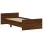 vidaXL Estructura de cama madera contrachapada marrón roble 90x190 cm vidaXL Estructura de cama madera contrachapada marrón roble 90x190 cm