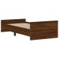 vidaXL Estructura de cama madera contrachapada marrón roble 90x190 cm vidaXL Estructura de cama madera contrachapada marrón roble 90x190 cm