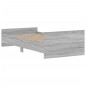vidaXL Estructura de cama madera contrachapada gris Sonoma 90x200 cm vidaXL Estructura de cama madera contrachapada gris Sonoma 90x200 cm