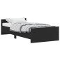vidaXL Estructura de cama madera contrachapada negra 90x200 cm vidaXL Estructura de cama madera contrachapada negra 90x200 cm