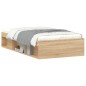 vidaXL Estructura de cama roble Sonoma 90x190 cm vidaXL Estructura de cama roble Sonoma 90x190 cm