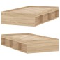 vidaXL Estructura de cama roble Sonoma 90x190 cm vidaXL Estructura de cama roble Sonoma 90x190 cm