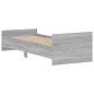 vidaXL Estructura de cama madera de ingeniería Sonoma gris 75x190 cm vidaXL Estructura de cama madera de ingeniería Sonoma gris 75x190 cm