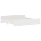 vidaXL Estructura de cama con cabecero piecero blanco 200x200 cm vidaXL Estructura de cama con cabecero piecero blanco 200x200 cm