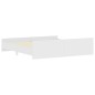 vidaXL Estructura de cama con cabecero piecero blanco 200x200 cm vidaXL Estructura de cama con cabecero piecero blanco 200x200 cm