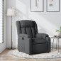 vidaXL Sillón reclinable de tela gris oscuro vidaXL Sillón reclinable de tela gris oscuro