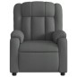 vidaXL Sillón reclinable de tela gris oscuro vidaXL Sillón reclinable de tela gris oscuro