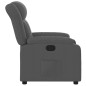 vidaXL Sillón reclinable de tela gris oscuro vidaXL Sillón reclinable de tela gris oscuro
