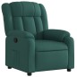 vidaXL Sillón reclinable de tela verde oscuro vidaXL Sillón reclinable de tela verde oscuro