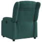 vidaXL Sillón reclinable de tela verde oscuro vidaXL Sillón reclinable de tela verde oscuro