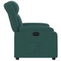 vidaXL Sillón reclinable de tela verde oscuro vidaXL Sillón reclinable de tela verde oscuro