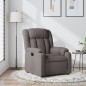 vidaXL Sillón reclinable de tela gris taupe vidaXL Sillón reclinable de tela gris taupe