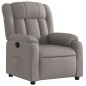 vidaXL Sillón reclinable de tela gris taupe vidaXL Sillón reclinable de tela gris taupe
