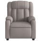 vidaXL Sillón reclinable de tela gris taupe vidaXL Sillón reclinable de tela gris taupe