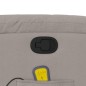 vidaXL Sillón de masaje reclinable de tela gris taupé vidaXL Sillón de masaje reclinable de tela gris taupé