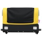 vidaXL Remolque para bicicleta hierro negro y amarillo 45 kg vidaXL Remolque para bicicleta hierro negro y amarillo 45 kg