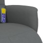 vidaXL Sillón reclinable de masaje con reposapiés tela gris oscuro vidaXL Sillón reclinable de masaje con reposapiés tela gris oscuro
