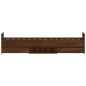 vidaXL Estructura de cama con cabecero piecero roble marrón 100x200 cm vidaXL Estructura de cama con cabecero piecero roble marrón 100x200 cm