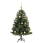vidaXL Árbol de Navidad artificial con bisagras 150 LED y bolas 150 cm vidaXL Árbol de Navidad artificial con bisagras 150 LED y bolas 150 cm