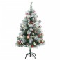 vidaXL Árbol de Navidad artificial con bisagras 150 LED y bolas 150 cm vidaXL Árbol de Navidad artificial con bisagras 150 LED y bolas 150 cm