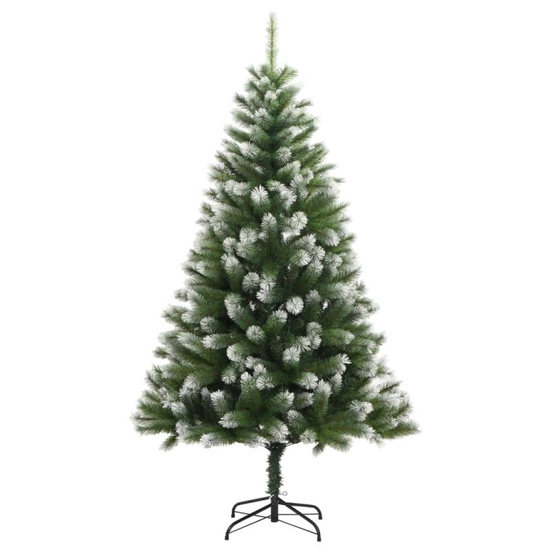 vidaXL Árbol de Navidad artificial con bisagras 300 LED y bolas 210 cm vidaXL Árbol de Navidad artificial con bisagras 300 LED y bolas 210 cm