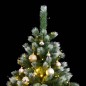 vidaXL Árbol de Navidad artificial con bisagras 300 LED y bolas 180 cm vidaXL Árbol de Navidad artificial con bisagras 300 LED y bolas 180 cm
