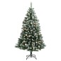vidaXL Árbol de Navidad artificial con bisagras 300 LED y bolas 180 cm vidaXL Árbol de Navidad artificial con bisagras 300 LED y bolas 180 cm
