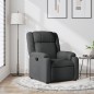vidaXL Sillón reclinable de tela gris oscuro vidaXL Sillón reclinable de tela gris oscuro