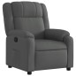 vidaXL Sillón reclinable de tela gris oscuro vidaXL Sillón reclinable de tela gris oscuro
