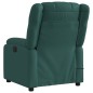 vidaXL Sillón de masaje reclinable de tela verde oscuro vidaXL Sillón de masaje reclinable de tela verde oscuro