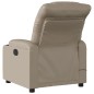vidaXL Sillón de masaje reclinable cuero sintético color capuchino vidaXL Sillón de masaje reclinable cuero sintético color capuchino