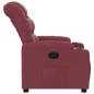 vidaXL Sillón reclinable de tela rojo tinto vidaXL Sillón reclinable de tela rojo tinto