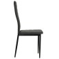 vidaXL Sillas de comedor 2 unidades tela gris oscuro