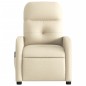 vidaXL Sillón de masaje reclinable de tela crema vidaXL Sillón de masaje reclinable de tela crema