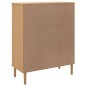 vidaXL Aparador alto SENJA aspecto de ratán madera marrón 90x40x112 cm vidaXL Aparador alto SENJA aspecto de ratán madera marrón 90x40x112 cm