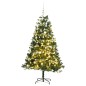 vidaXL Árbol de Navidad artificial con bisagras 300 LED y bolas 180 cm vidaXL Árbol de Navidad artificial con bisagras 300 LED y bolas 180 cm