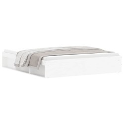 vidaXL Estructura de cama blanco 180x200 cm