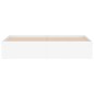 vidaXL Estructura de cama blanco 180x200 cm