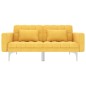 vidaXL Sofá cama de tela amarillo vidaXL Sofá cama de tela amarillo