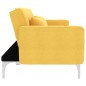 vidaXL Sofá cama de tela amarillo vidaXL Sofá cama de tela amarillo