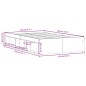 vidaXL Estructura de cama blanco 120x190 cm