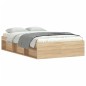 vidaXL Estructura de cama roble Sonoma 120x190 cm