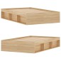 vidaXL Estructura de cama roble Sonoma 120x190 cm