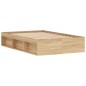 vidaXL Estructura de cama roble Sonoma 120x190 cm