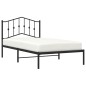 vidaXL Estructura de cama con cabecero metal negro 100x190 cm vidaXL Estructura de cama con cabecero metal negro 100x190 cm
